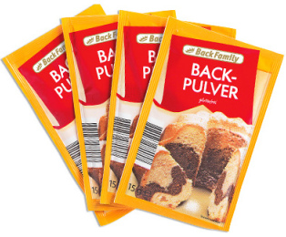 Backpulver in Deutschland
                (DDR2.0), der Hauptbestandteil ist Natron