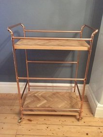 sliding
                                          carriage made of copper