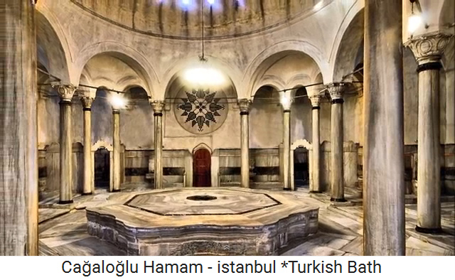 Ba�o turco en Istanbul, sala
            grande