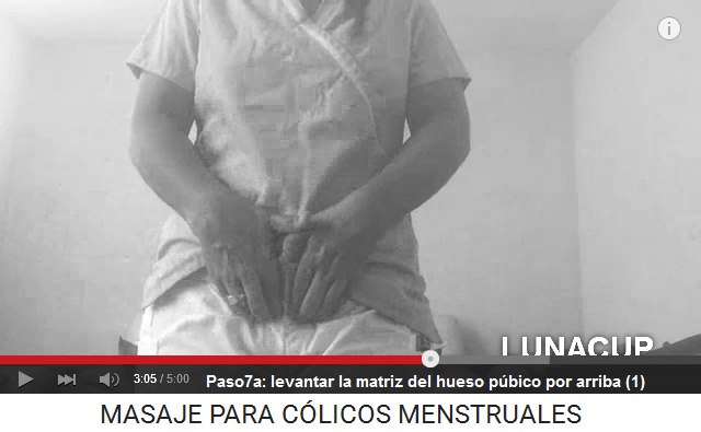 C�licos menstruales paso7a: levantar la
                    matriz del hueso p�bico por arriba (1)
