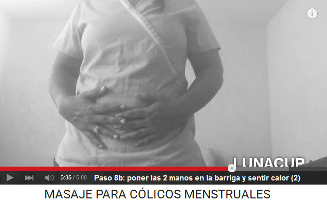 Paso 8b: poner las 2 manos en la barriga y
                    sentir calor (2)