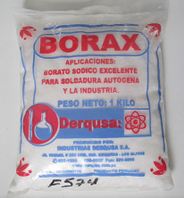 Borax in der Packung