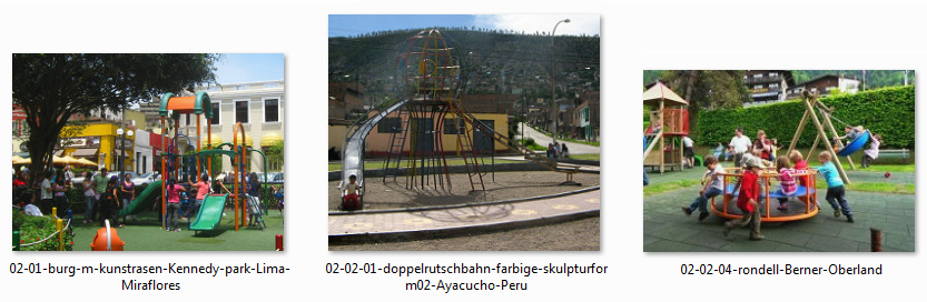 Sauerstoff tanken auf
                dem Spielplatz: Lima, Ayacucho, Berner Oberland