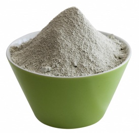 zeolite powder in
                  gray