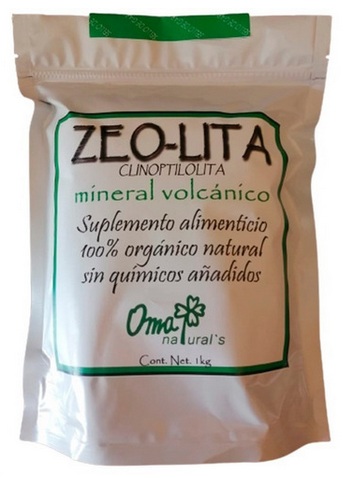 Zeolita medicinal clinoptilolita
                  del Mercado Libre de México