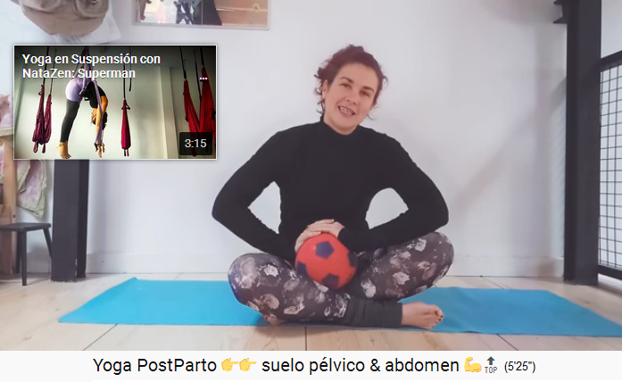 Posici�n final con las
                            piernas cruzadas