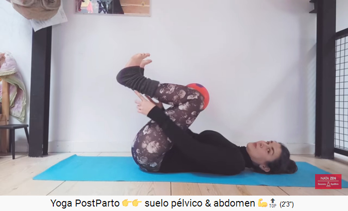 The ball is
                          between the bent knees and now also the feet
                          are bent