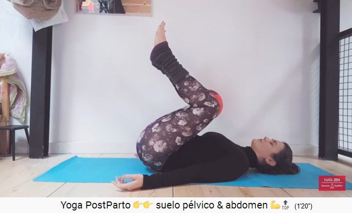 Slowly the ball is moved in the direction
                          of the chest and head, so the pelvic floor is
                          activated - with EXHALATION