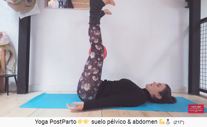 The legs are
                            stretched out upwards to activate the back
                            of the legs, including the back of the
                            knees, and with every EXHALATION the ball is
                            squeezed. With every INHALATION the legs are
                            relaxing.