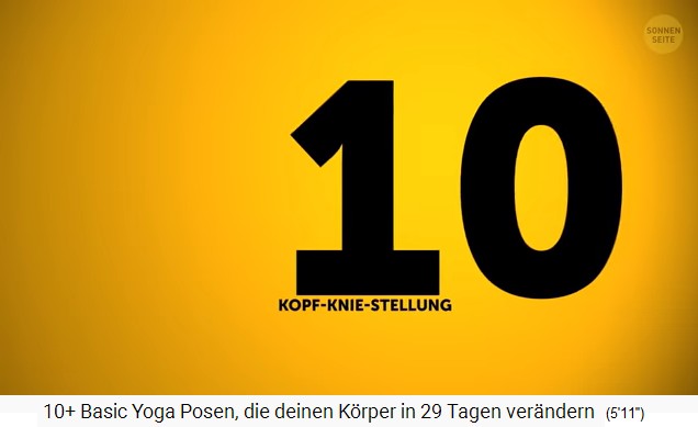 Die
                Kopf-Knie-Stellung, Titel