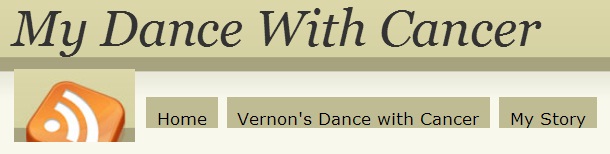Logo "My Dance
                            With Cancer" by Vernon Johnston on his
                            web site phkillscancer (nowadays in 2021 it
                            can be found in the Internet Archives
                            "Wayback Machine")