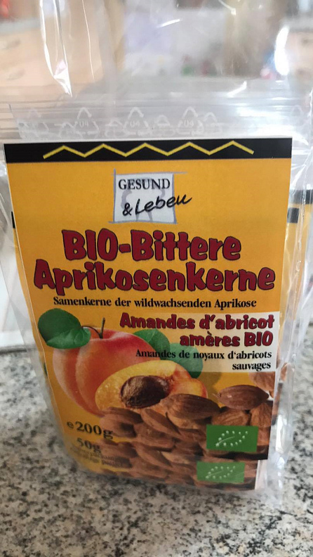 Bitter apricot
                                    kernels [5] heal cancer because the
                                    tiny traces of cyanide kill the
                                    cancer cells, but leave the healing
                                    cells intact: here is a bag from an
                                    organic market in Germany