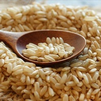 Brown rice, whole grain rice