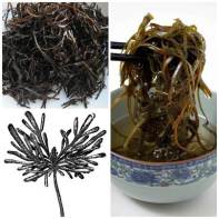 Tree alga Arame on
                                          a plate