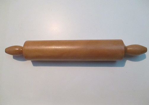 Kleine K�chenrolle - das Instrument, um den
                R�cken und die Bandscheiben zu pflegen