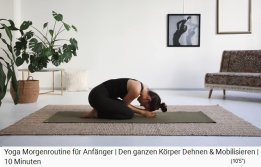 Dehn�bung
                      zusammengefaltet: Dehnung der R�ckseite vom Knie
                      bis zum Hals - sowie Dehnung der Oberschenkel
                      Variation 4