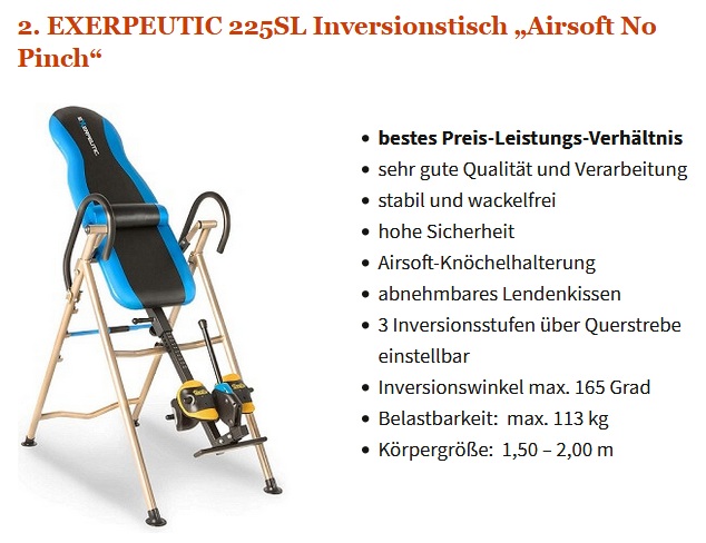 Mesa de
                inversi�n EXERPEUTIC