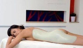 Arcilla blanca curando al
                          lado izquierdo