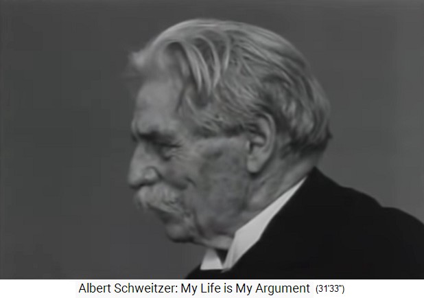 Albert Schweitzers
                    Radioansprache gegen Atomtests (1957?)