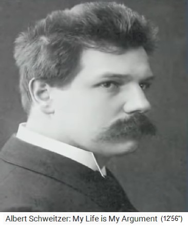 Albert Schweitzer Portr�t ca. 30 Jahre alt