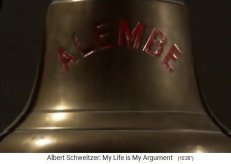 Schiffsglocke mit der
                    Inschrift "Alembe"