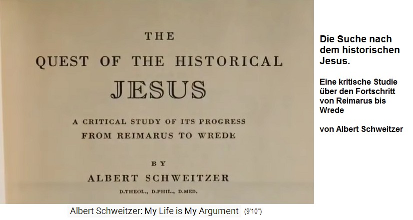 Buch von Albert
                    Schweitzer: Die Suche nach dem historischen Jesus