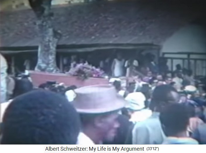 Lambarene: Tod von Albert
                    Schweitzer am 4. September 1965