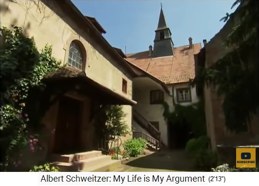 Kaisersberg im Elsass, das
                    Geburtshaus von Albert Schweitzer