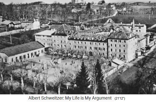 Garaison in den franz�sischen
                    Pyren�en 1917, ein Kloster wurde zu einem
                    Kriegsgefangenenlager umfunktioniert