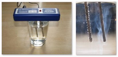 Produktion von Silberwasser mit dem
                Ionisierungsger�t "Ionic Pulser"