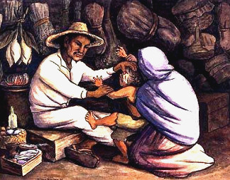 Heiler mit
                        Kind