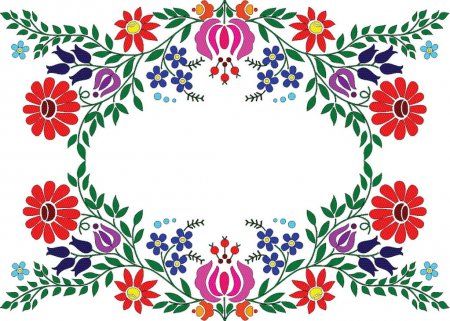 Ungarisches Kunsthandwerk Stickerei