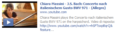 Johann Sebastian Bach: Italienisches
                              Konzert 1. Satz Allegro, gespielt von
                              Chiara Massini