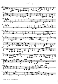 Bach: concert for violin E major,
                                first part (Allegro) violin tutti part
                                (page 3)