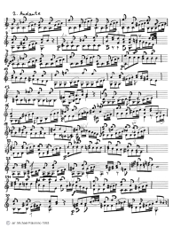 Bach: concert for violin a minor,
                              second part (Andante), violin tutti part
                              (page 4)