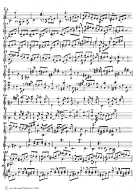 Bach: concert for violin a minor,
                              third part (Allegro assai), violin tutti
                              part (page 7)