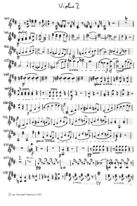 Beethoven: concert for violin, first
                              part, violin tutti part (page 5)