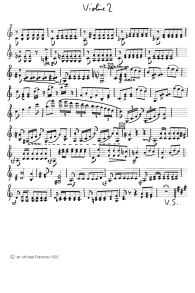 Bériot: Ballettszenen (Scènes de ballet) für
                      Geige und Klavier, Geigenbegleitung (Seite 4)
