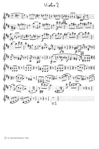 Schubert: sonatina for violin and
                              piano No.1, third part (Allegro vivace),
                              violin tutti part (page 7)