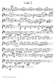 Schubert: sonatina for violin and
                              piano No.1, third part (Allegro vivace),
                              violin tutti part (page 9)