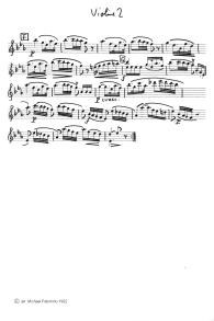 Schubert: sonatina for violin and
                              piano No. 3, second part (Andante), violin
                              tutti part (page 5)