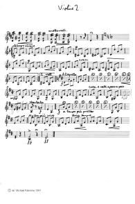 Gypsy album: Monti: Czárdás, violin
                              tutti part (page 2)
