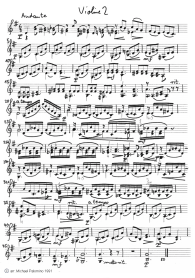 Rieding: Violinkonzert h-moll,
                                    zweiter Satz (Andante),
                                    Geigenbegleitung (Seite 3)