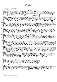 Rieding: Violinkonzert h-moll,
                                    arrangiert für zwei Geigen (Seite 4,
                                    Allegro moderato)