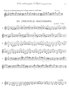 Violinschule "Die Geige" Band
                            2, Seite 46