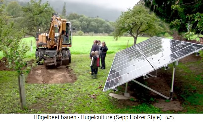 Taller
                    de bancal de colina con Sepp Holzer en Austria 02,
                    se retira la capa de c�sped