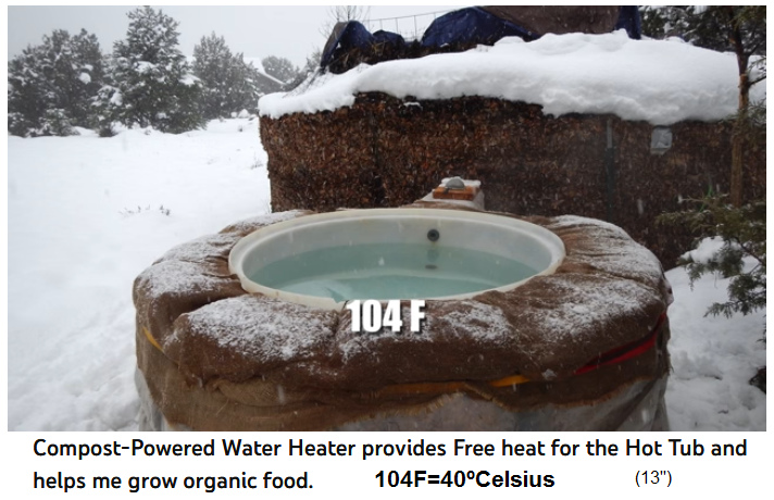 El agua de la ba�era tiene
                      104 grados Fahrenheit, eso son 40 grados Celsius -
                      tambi�n durante INVIERNO