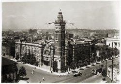 Yokohama
                  Hafenhalle 1930er Jahre