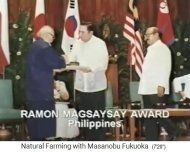 Fukuoka erh�lt 1988 auf
                    den Philippinen den Ramon-Magsaysay-Preis