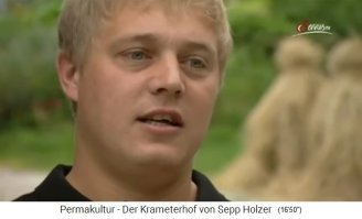 El
                    hijo de Sepp Holzer, Josef Holzer